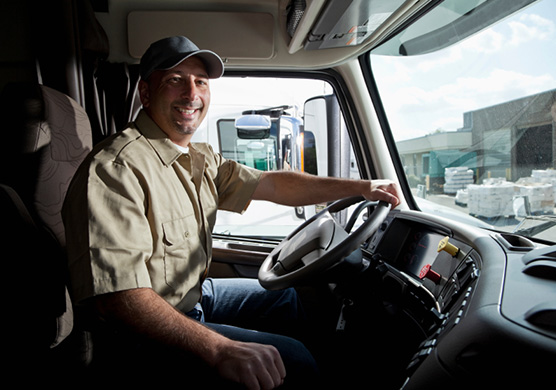 Blackrock Logistics Driver At The Wheel of A Truck